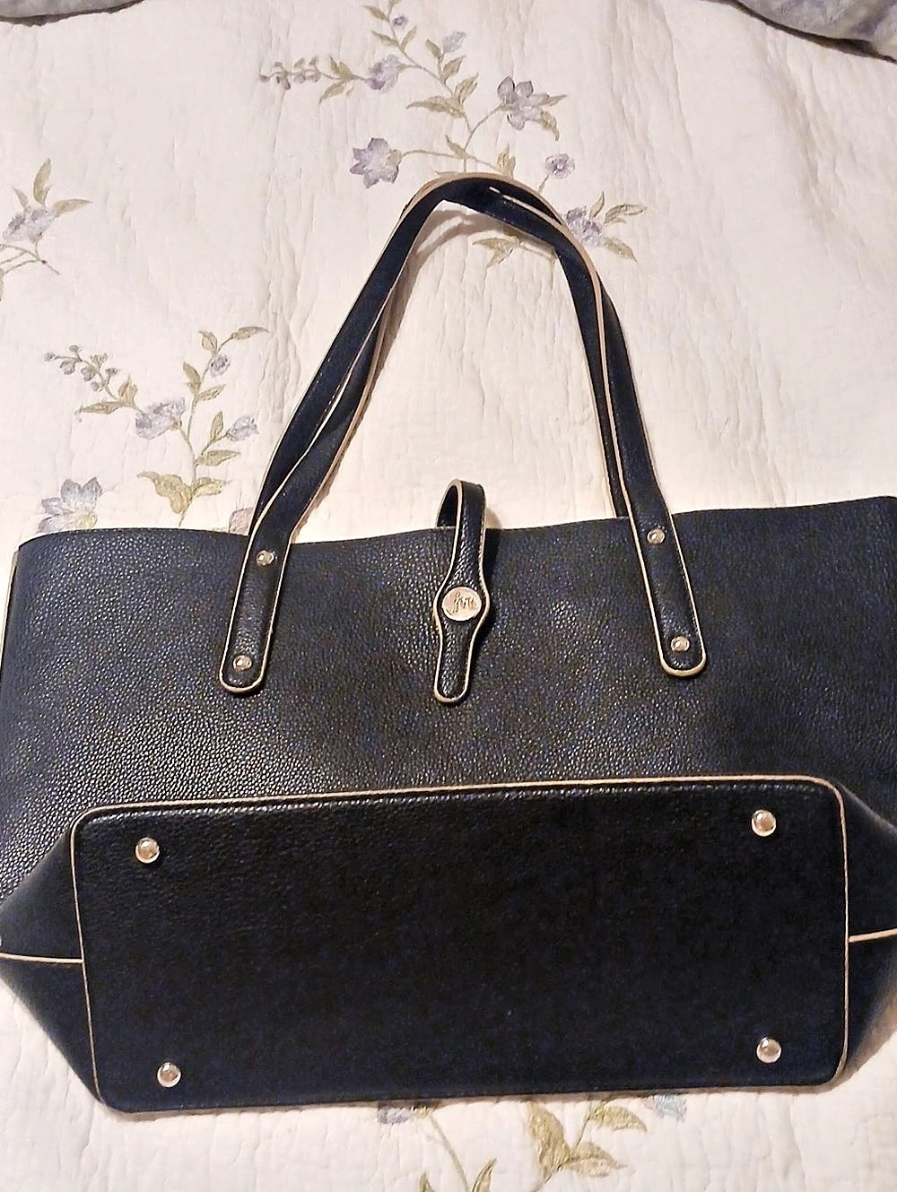 JM New York Black Tote Bag
